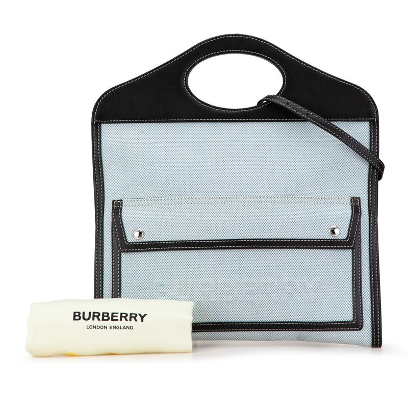黒レザー ポケットバッグ BURBERRY BURBERRY（バーバリー） ポケットバッグ ハンドバッグ ショルダー