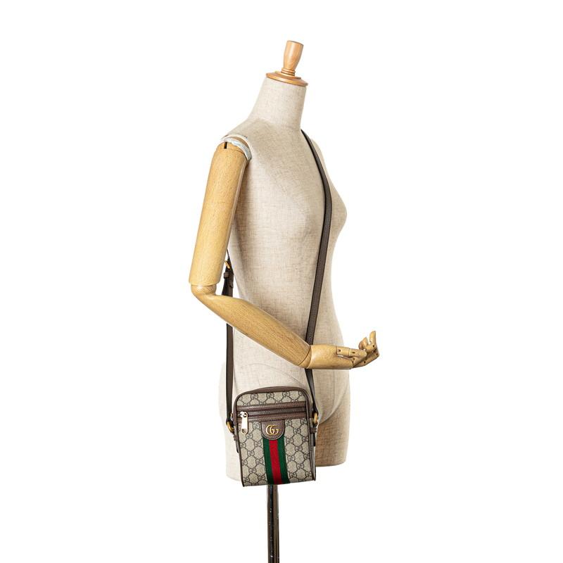 GUCCI グッチ GGスプリーム オフィディア シェリーライン 斜め掛け 