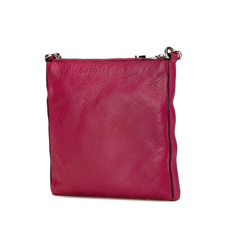 LOEWE（ロエベ） ヘリテージ ショルダーバッグ ピンク レザー 
