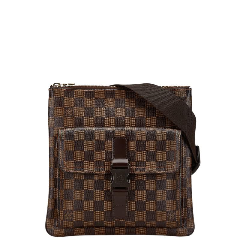 ルイ ヴィトン ダミエ ポシェット メルヴィール ショルダーバッグ N51127 ブラウン PVC レザー レディース LOUIS VUITTON 【中古】 LOUIS VUITTON（ルイ・ヴィトン） ルイ ヴィトン ダミエ ポシェット