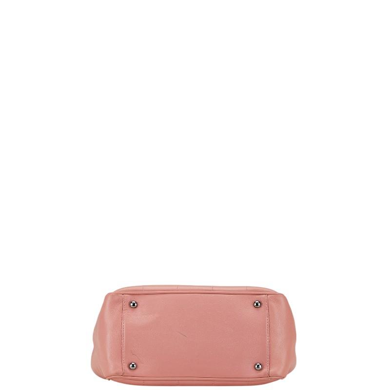 CHANEL（シャネル） チョコバー トートバッグ ピンク キャビアスキン