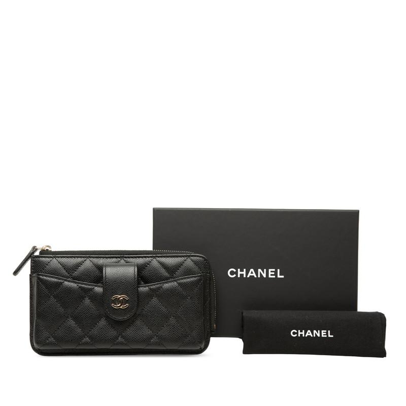 CHANEL シャネル ココマーク マトラッセ キャビアスキン iPhone13 CHANEL（シャネル） マトラッセ ココマーク タイムレス クラシック
