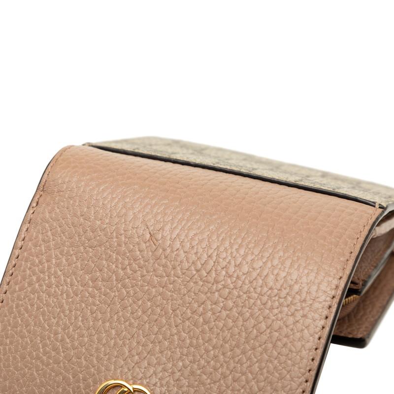 GUCCI（グッチ） GGマーモント GGスプリーム 二つ折り財布 598587