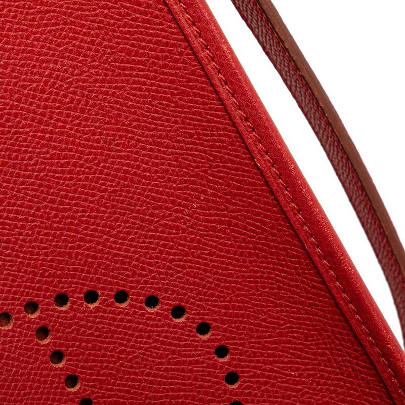 HERMES（エルメス） エヴリンTPM ショルダーバッグ レッド ヴォー