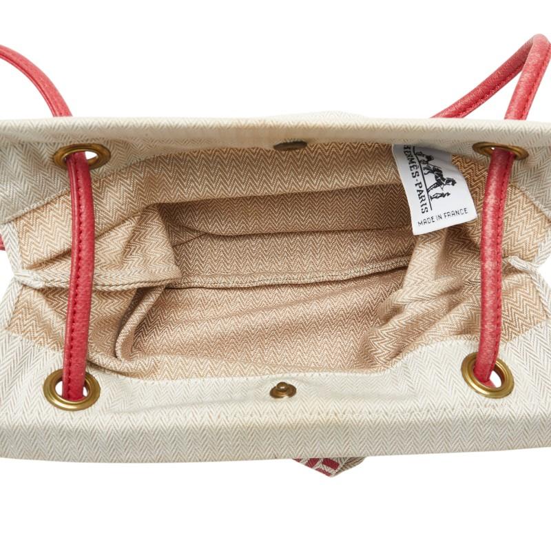 HERMES（エルメス） アリーヌPM ワンショルダーバッグ ベージュ レッド