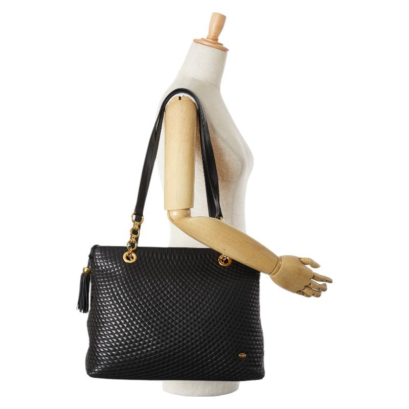 Bally バリー キルティング チェーン トートバッグ ワンショルダー  