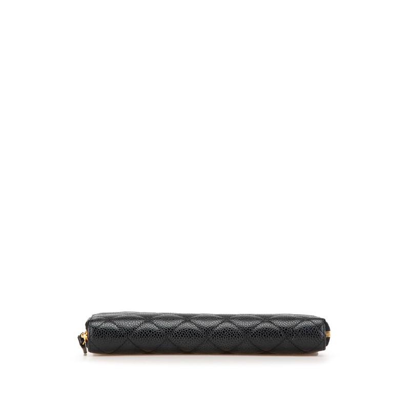 CHANEL（シャネル） マトラッセ ココマーク ラウンドファスナー 長財布