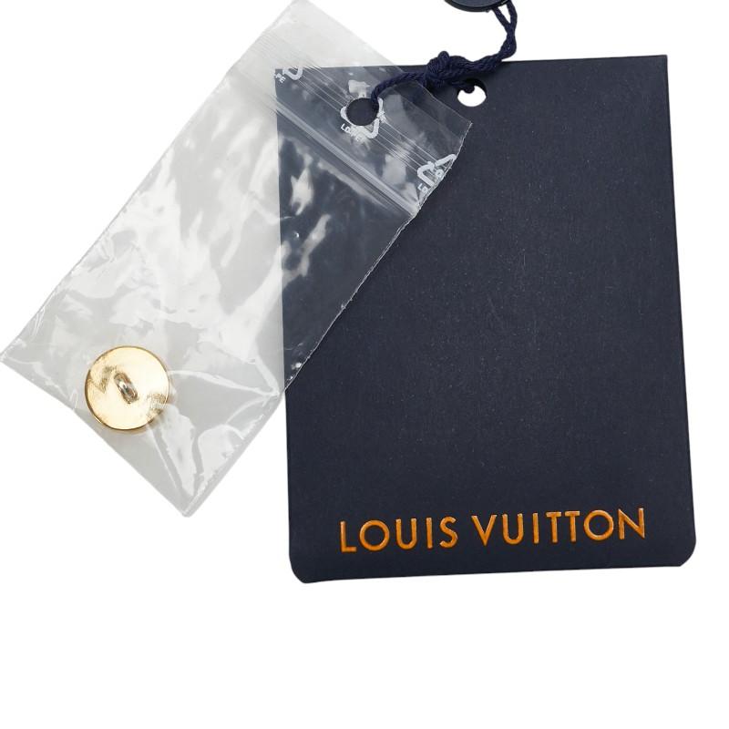 LOUIS VUITTON ルイ ヴィトン ロゴボタン ロング ニット