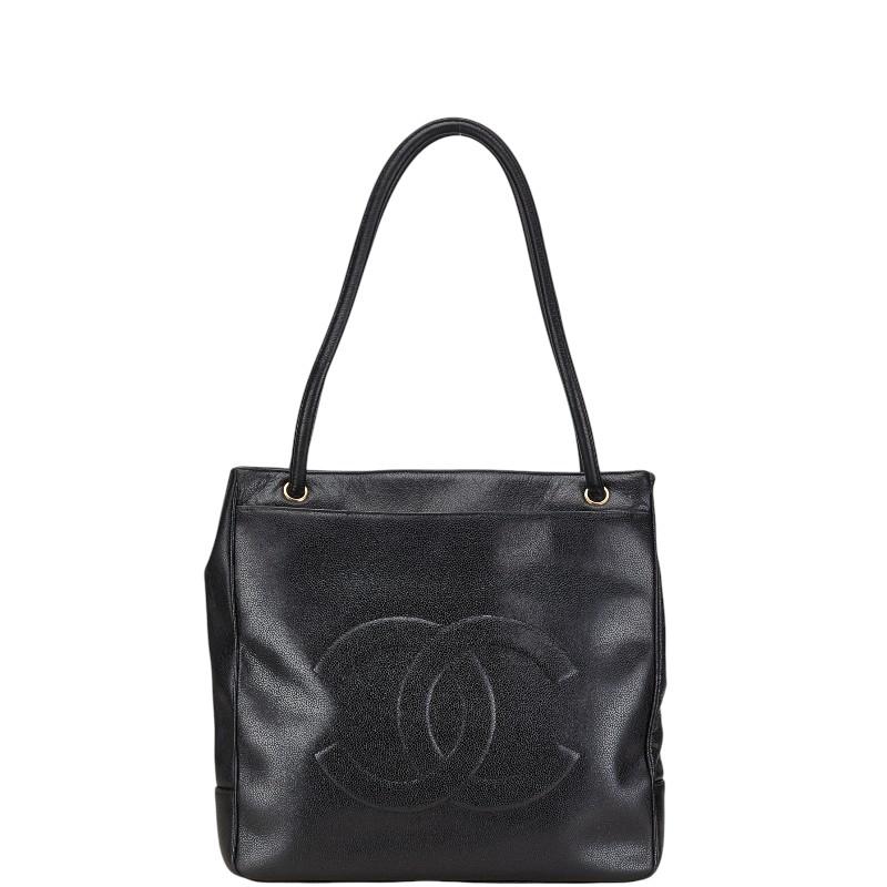 CHANEL シャネル ココマーク トートバッグ ショルダーバッグ ブラック 