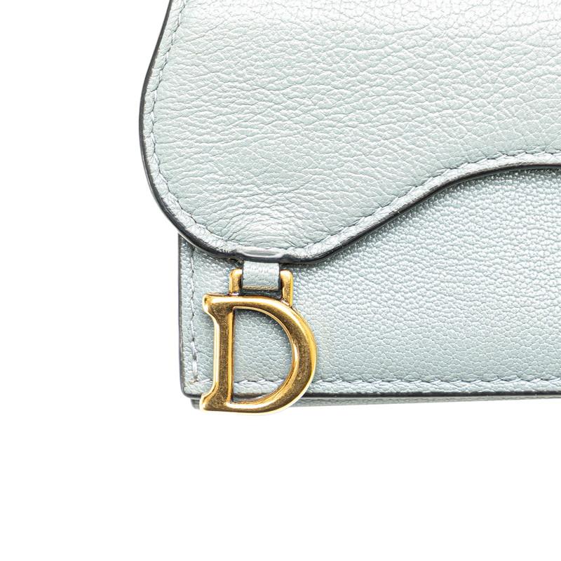 【姫路東店】 中古 Christian Dior | クリスチャンディオール コンパクトウォレット SADDLE S5653CBAA グレインドカーフスキン 【125】 Christian Dior - 【姫路東店】 中古 Christian Dior | クリスチャン