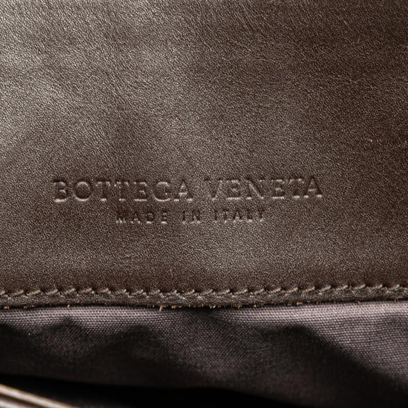 ボッテガヴェネタ イントレチャート 斜め掛け ショルダーバッグ 172736 ブラウン レザー メンズ BOTTEGAVENETA 【中古】_8