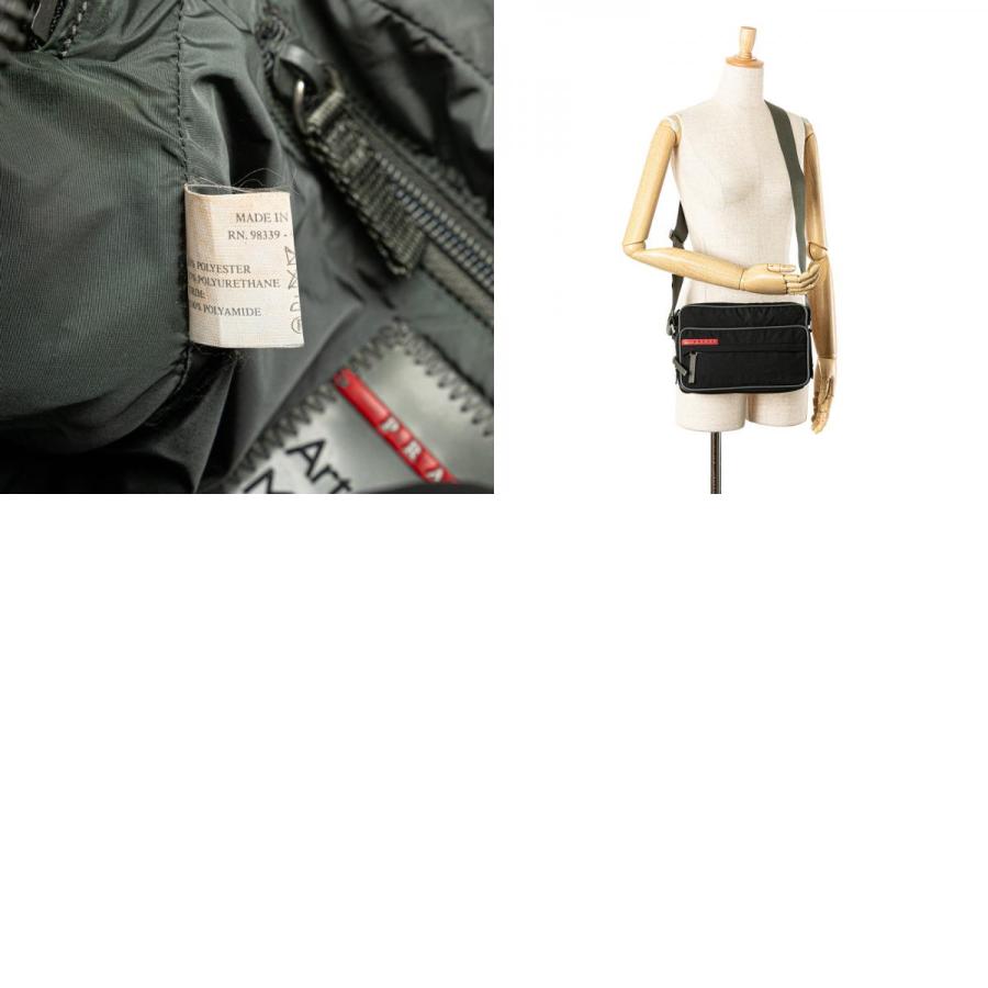 PRADA プラダ スポーツ 斜め掛け ショルダーバッグ 4VA122 ブラック