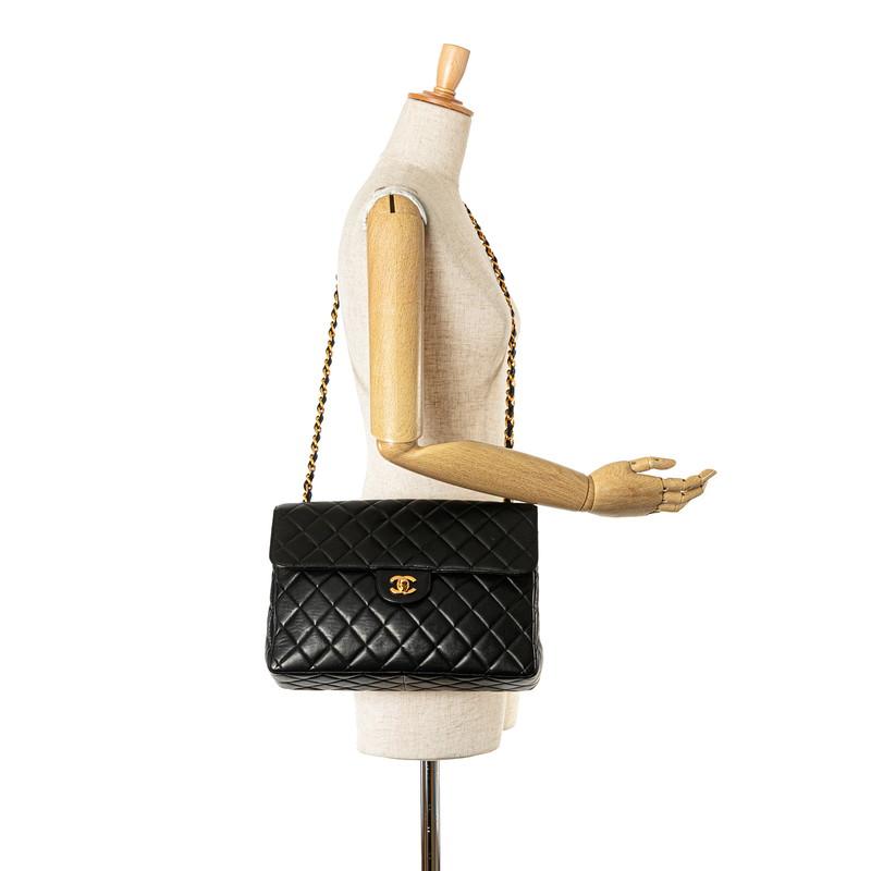 シャネル ココマーク マトラッセ30 シングルフラップ チェーンショルダーバッグ ラムスキン レディース CHANEL 【243-05206】 243-05206-9.jpg