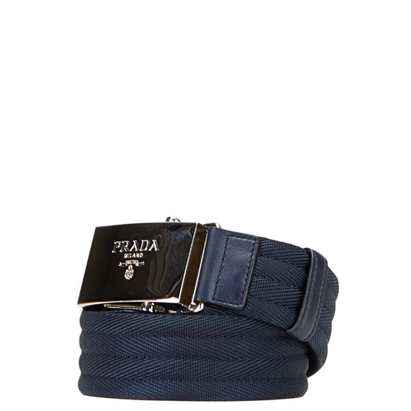 PRADA（プラダ） ベルト ガチャベルト サイズ：90/36 2C3497 ネイビー