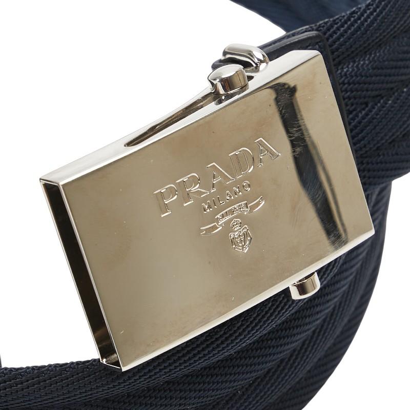 PRADA（プラダ） ベルト ガチャベルト サイズ：90/36 2C3497 ネイビー