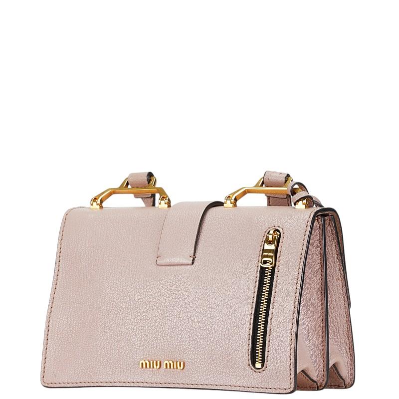 miu ミュウミュウ マドラス 斜め掛け ショルダーバッグ ピンク miu ミュウミュウ マドラス 斜め掛け ショルダーバッグ ピンク