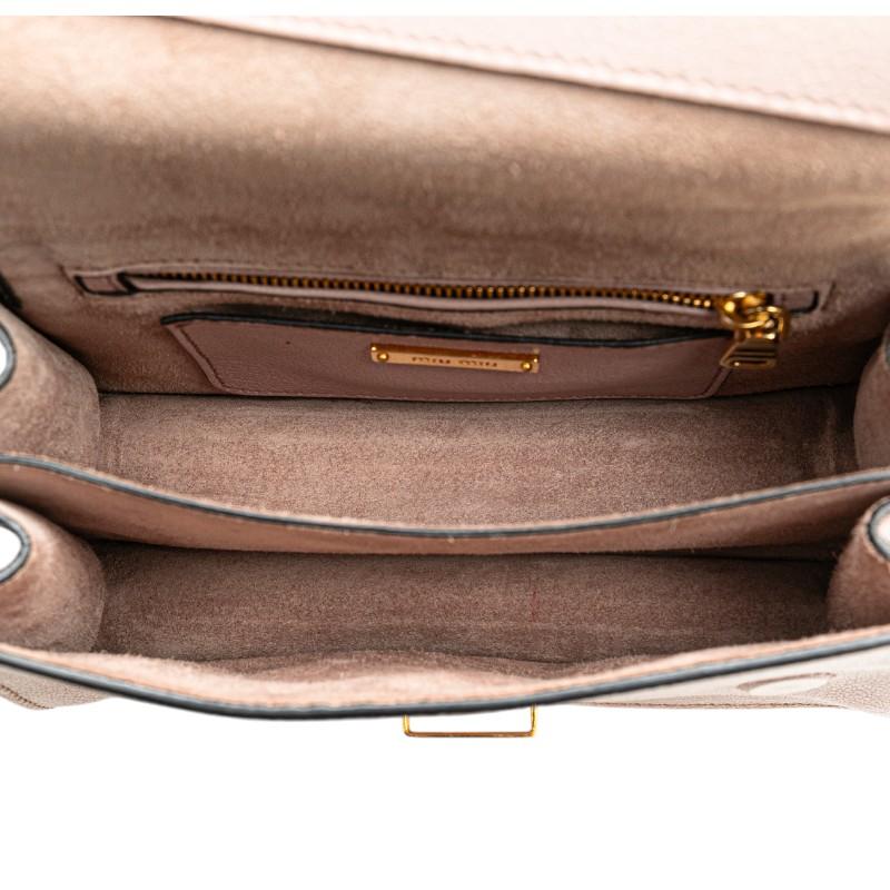 【最終お値下げ】miumiu マドラス　バッグ miu ミュウミュウ ショルダーバッグ/ハンドバッグ 2way miumiu