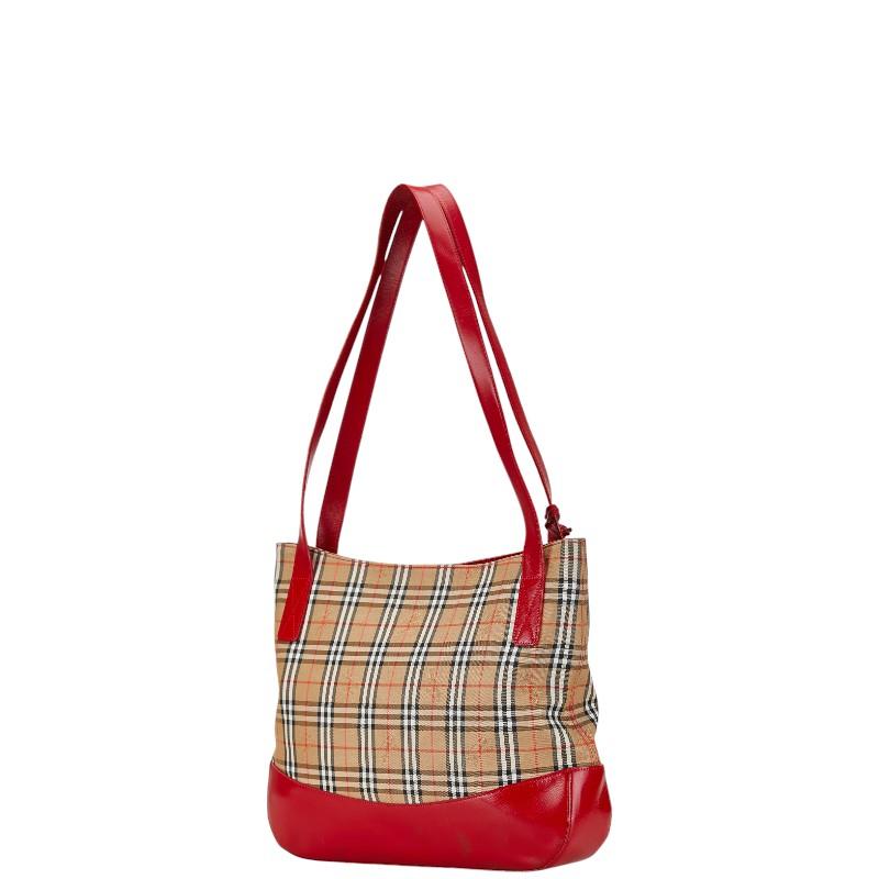 BURBERRY バーバリー ノバチェック シャドーホース トートバッグ BURBERRY バーバリー ノバチェック シャドーホース トートバッグ