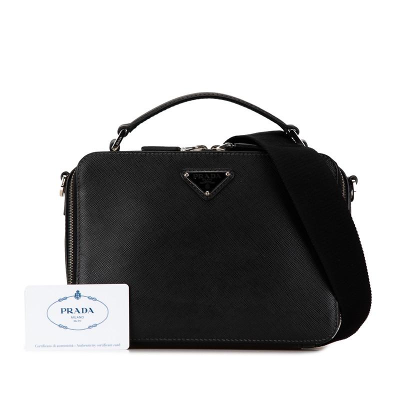 PRADA プラダ 三角ロゴプレート カメラバッグ ショルダーバッグ