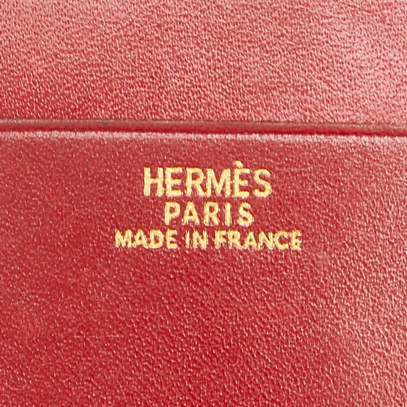 HERMES エルメス ソミュール ディアンヌ 長財布 ルージュヴィフ レッド  