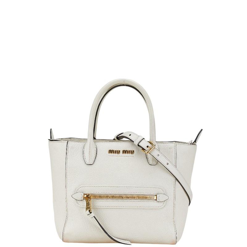 MIUMIU ミュウミュウ ハンドバッグ ショルダーバッグ 2way 美品 MIUMIU ミュウミュウ ハンドバッグ ショルダーバッグ 2way 美品