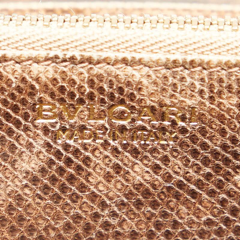 BVLGARI ブルガリ セルペンティ 長財布 ブラウン パイソン BVLGARI ブルガリ セルペンティ 長財布 ブラウン パイソン