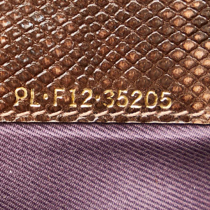 BVLGARI ブルガリ セルペンティ 長財布 ブラウン パイソン BVLGARI ブルガリ セルペンティ 長財布 ブラウン パイソン