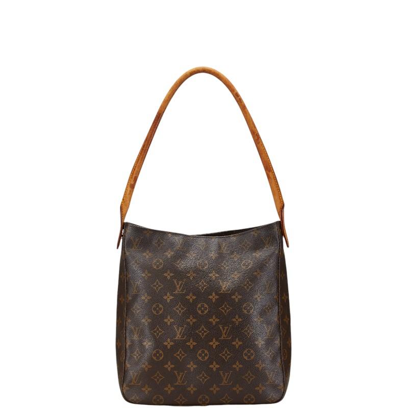 ルイ・ヴィトン LOUIS VUITTON ルーピングGM ショルダーバッグ バッグ PVCコーティングキャンバス レザー モノグラム レディース ブラウン系 M51145 【中古】 LOUIS VUITTON（ルイ・ヴィトン） ルイ ヴィトン モノグラム