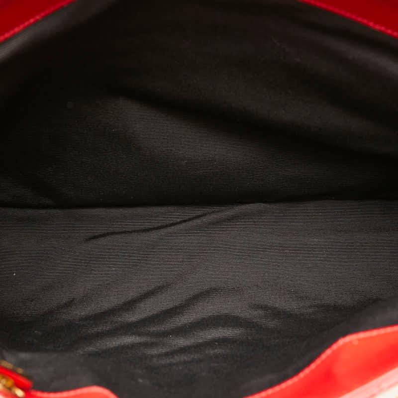 ASUS サンローラン YSLロゴ Vステッチ チェーン トートバッグ