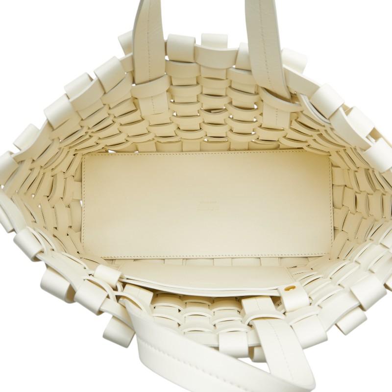 値下げ！JIL SANDER カゴバック ジルサンダー JIL SANDER ジルサンダー WOVEN BASKET MD ハンドバッグ トート