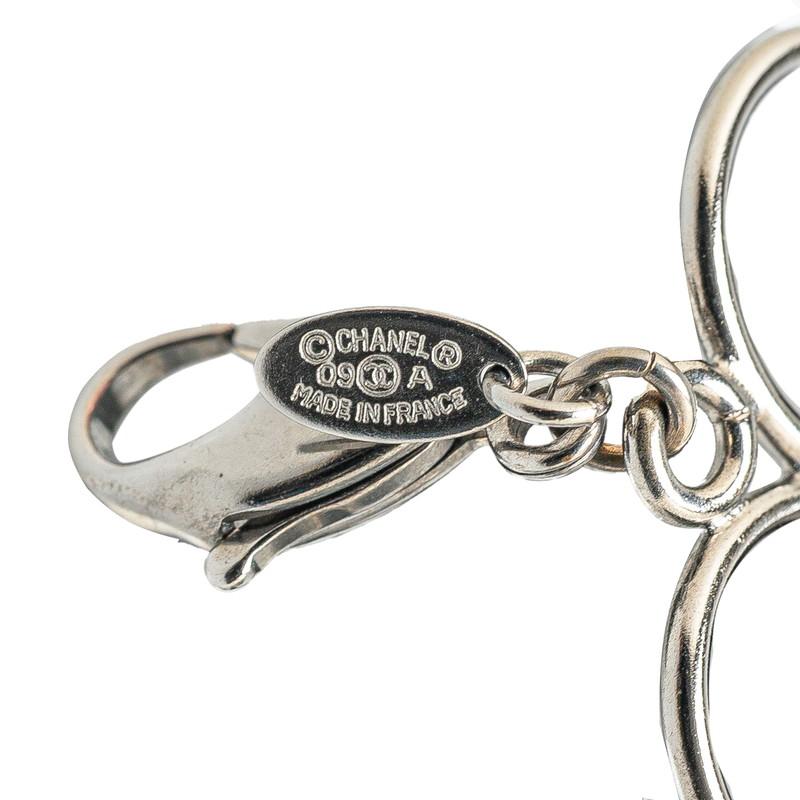 CHANEL（シャネル） カメリア ブレスレット ブラック シルバー 