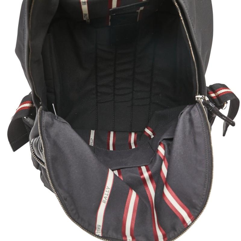 Bally（バリー） リュック バックパック ブラック キャンバス レザー