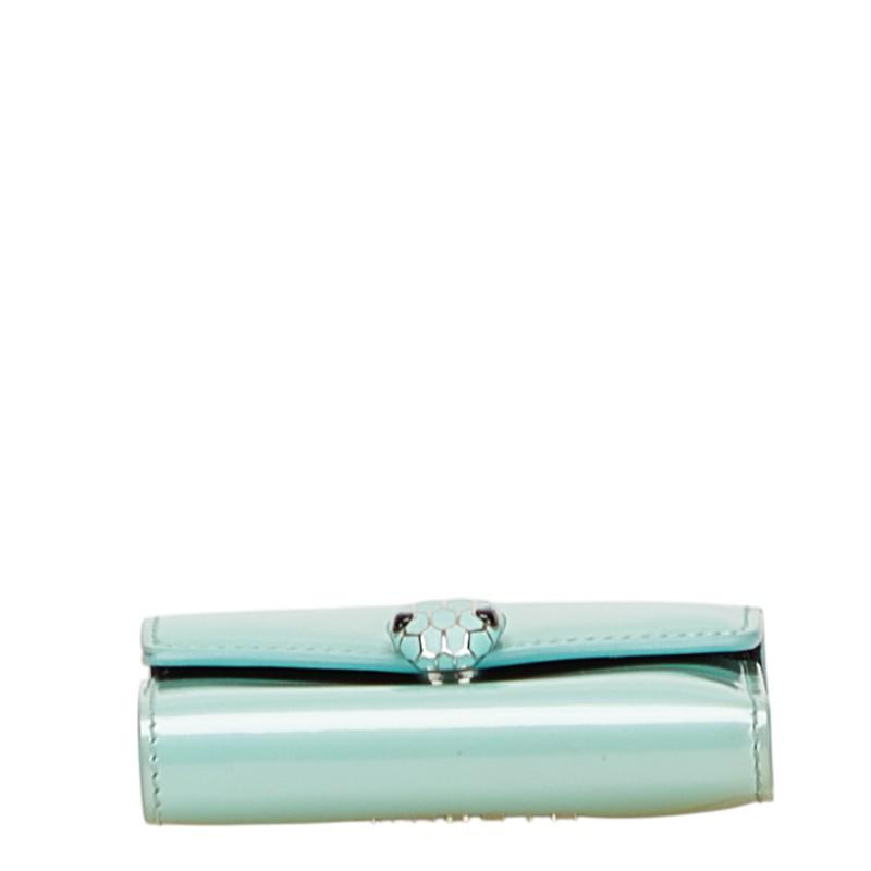 BVLGARI（ブルガリ） セルペンティ フォーエバー 三つ折り財布 ブルー
