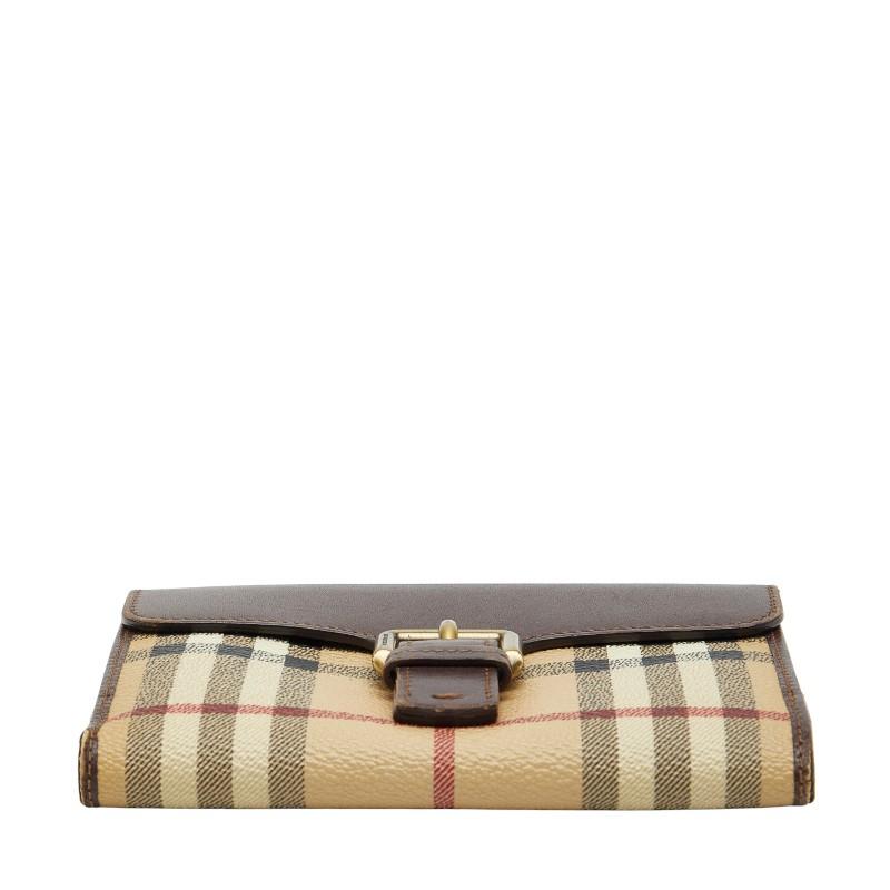 BURBERRY（バーバリー） ノバチェック Wホック 財布 ベージュ ブラウン 