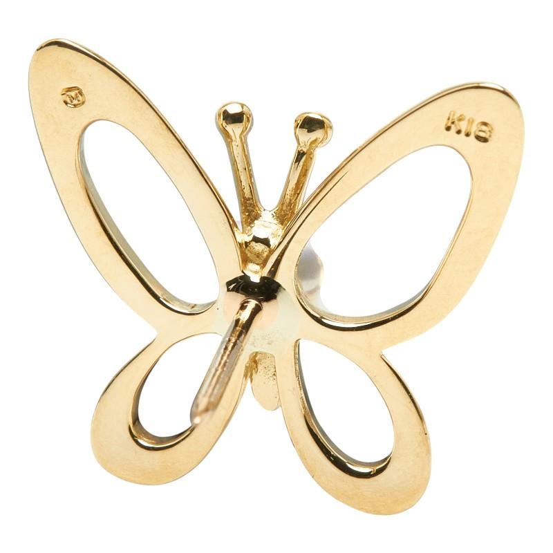 MIKIMOTO　ミキモト　ブローチ　蝶 ふわりと重なる花びらで風の息づかいを、白蝶真珠とダイアモンドで