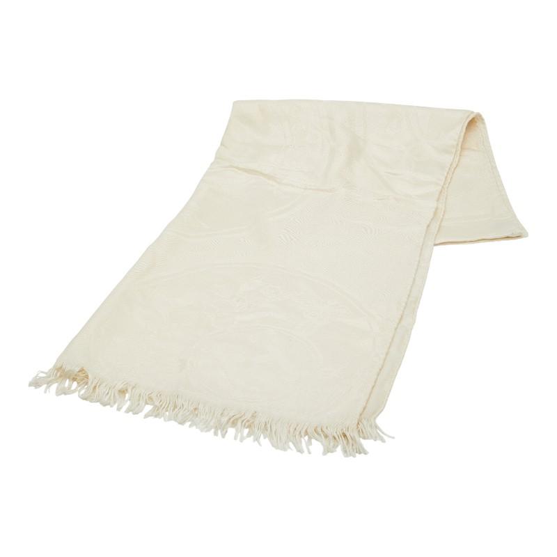 エルメス ニュー リブリス ストール アイボリー カシミヤ シルク レディース HERMES 【中古】 HERMES（エルメス） ニュー リブリス ストール アイボリー カシミヤ