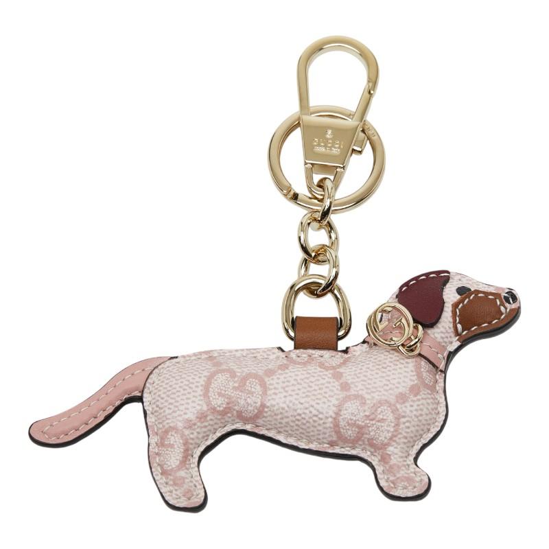 GUCCI（グッチ） GGスプリーム ドッグ シェイプ バッグチャーム