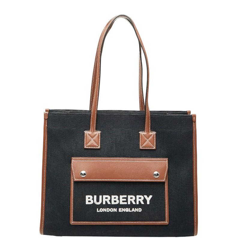 BURBERRY（バーバリー） フレヤ スモール トートバッグ ブラック