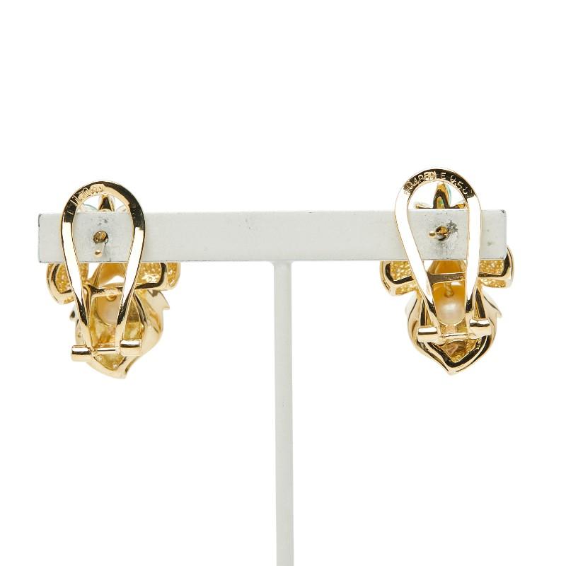 ノーブランド ピアス K18YG イエローゴールド レディース no brand