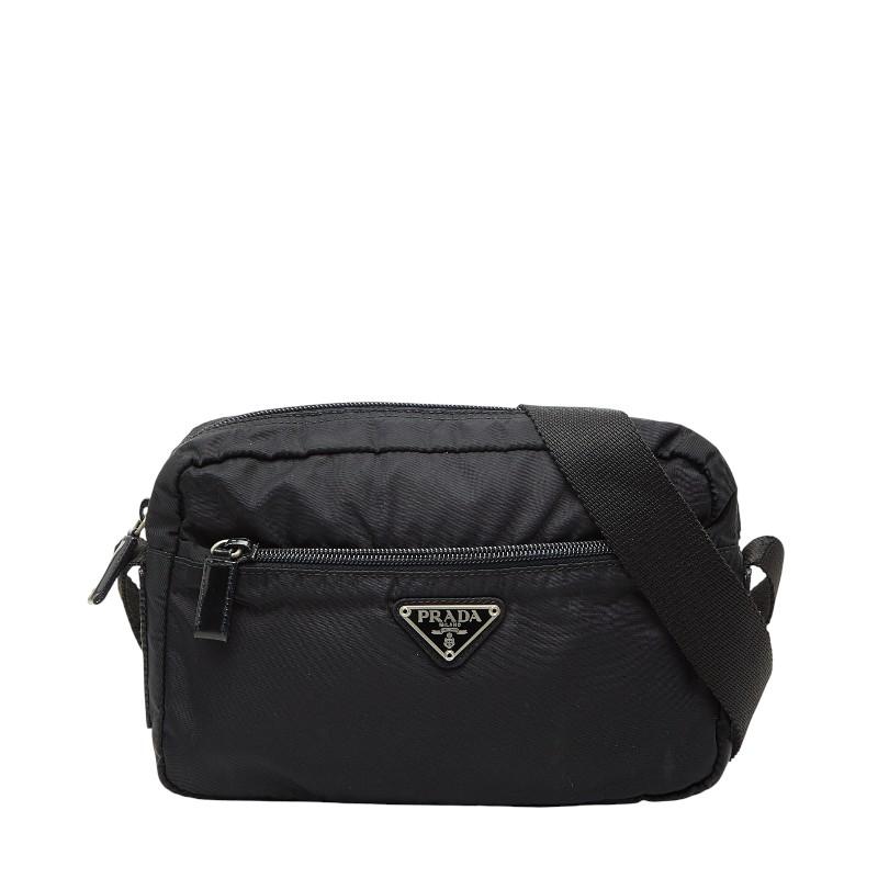 プラダ ビジネスバッグ ナイロン ブラック 三角プレート 三角ロゴ PRADA プラダナイロン三角ロゴプレートビジネスバッグ