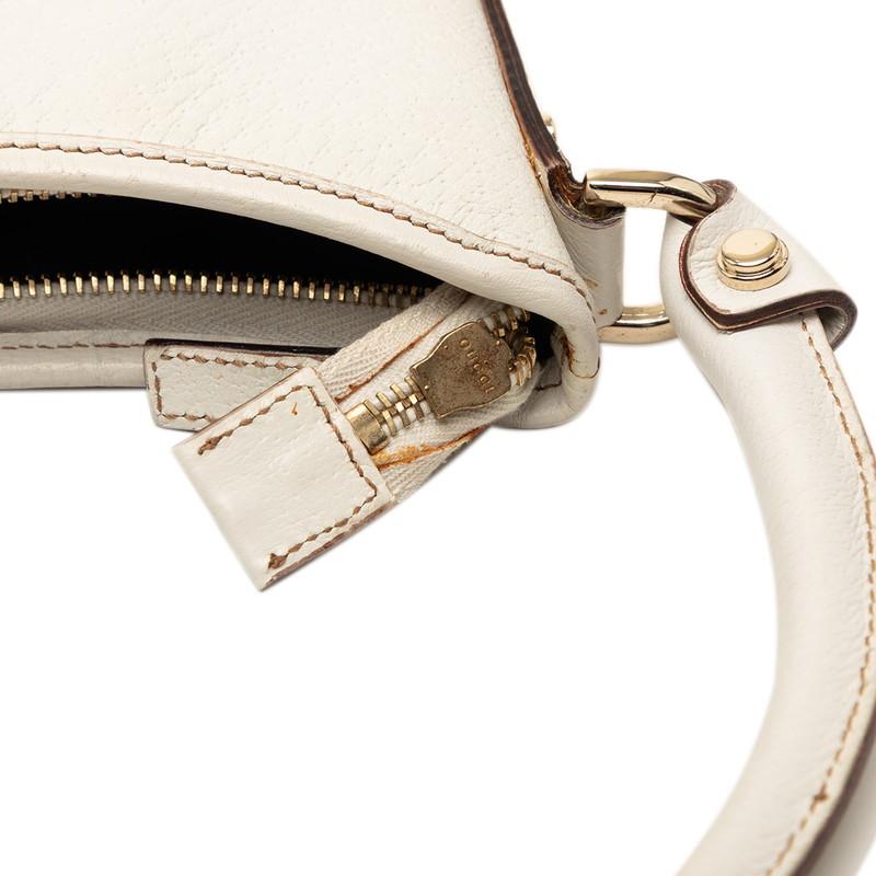 GUCCI（グッチ） アビー ワンショルダーバッグ 130738 ホワイト レザー