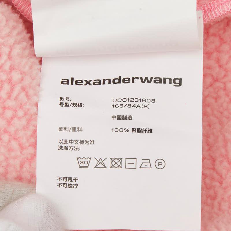 alexanderwang（アレキサンダー・ワン） ロゴ フリース プルオーバー