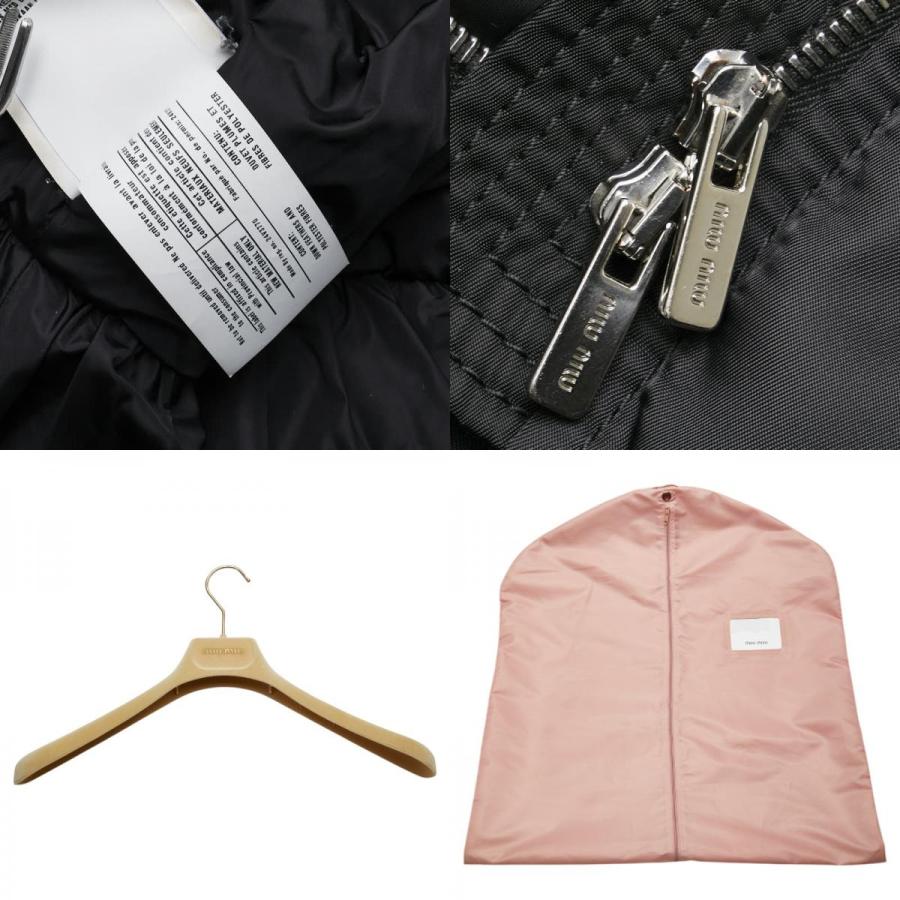 ジャケット・アウター miumiu ArchiveTwo-tone nylon jacket 38 miu miu（ミュウミュウ） ダウンコート ダウンジャケット サイズ：38