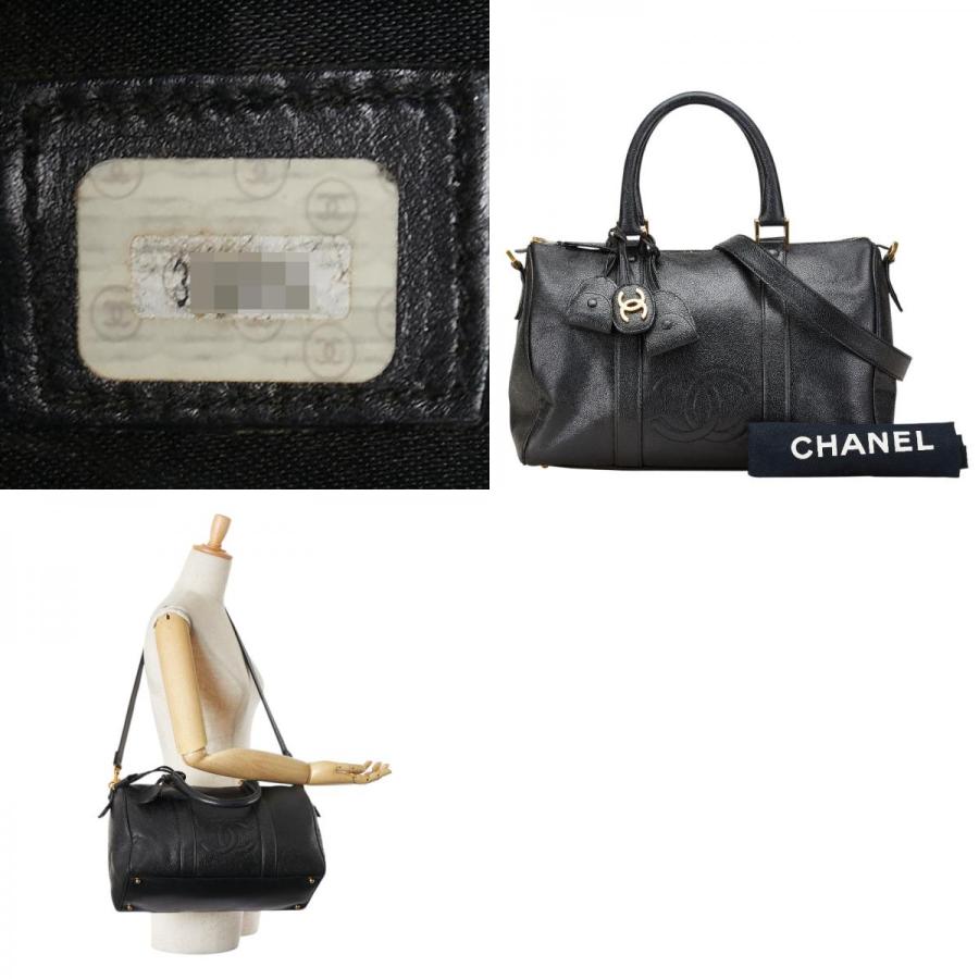 【Fufu】シャネル/CHANEL/ボストンバッグ/ココマーク/レザー CHANEL（シャネル） ココマーク ボストンバッグ ショルダーバッグ 2WAY