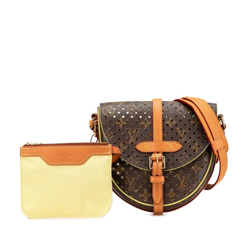 Louis Vuitton メッセンジャーバッグ ブラウン/イエロー