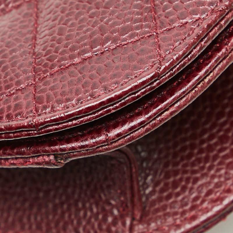 CHANEL（シャネル） マトラッセ ココマーク ポーチ ボルドー ワイン