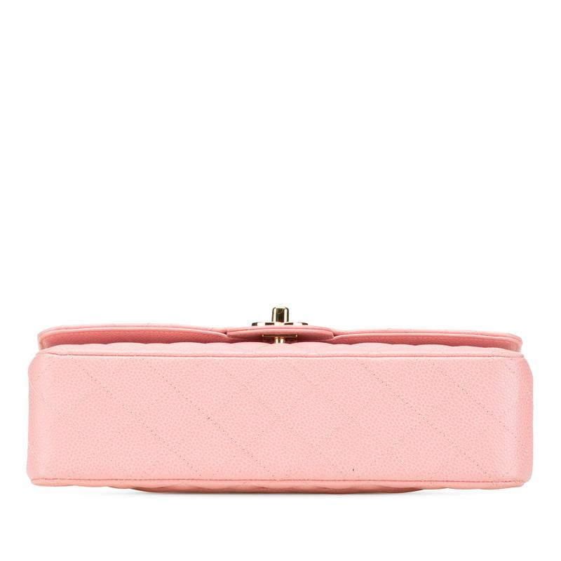 シャネル マトラッセ ココマーク Wフラップ チェーン ショルダーバッグ ハンドバッグ キャビアスキン レディース CHANEL 【243-08572】 CHANEL - シャネル マトラッセ ココマーク Wフラップ チェーン