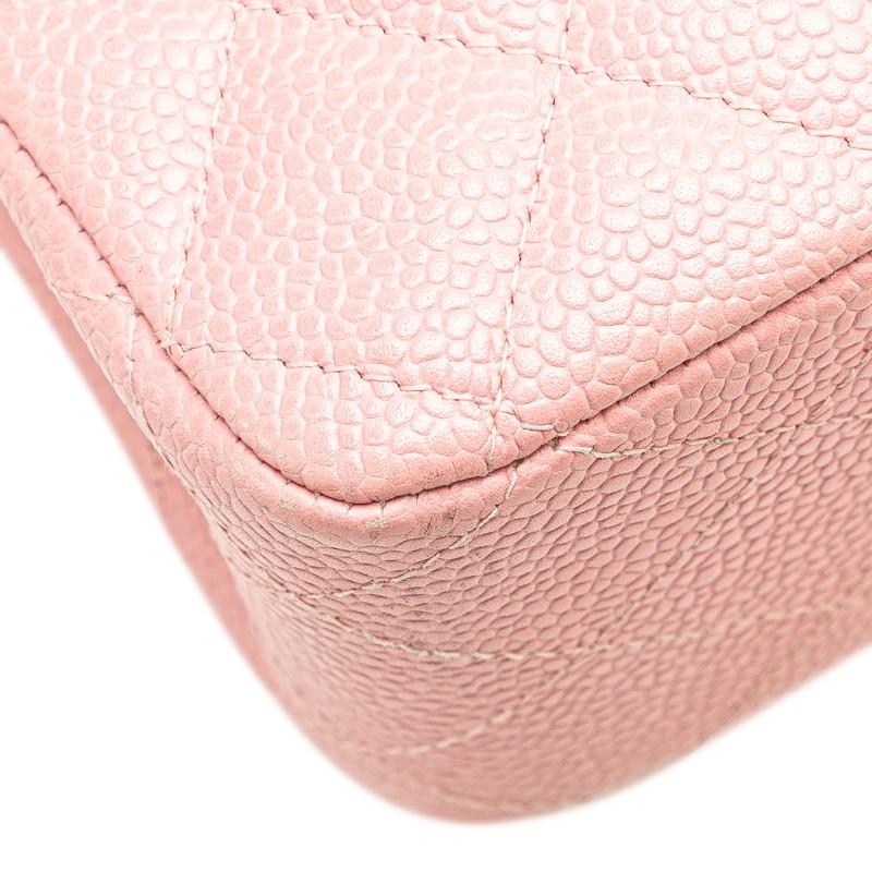 シャネル マトラッセ ココマーク Wフラップ チェーン ショルダーバッグ ハンドバッグ キャビアスキン レディース CHANEL 【243-08572】 CHANEL（シャネル） マトラッセ ココマーク Wフラップ チェーン