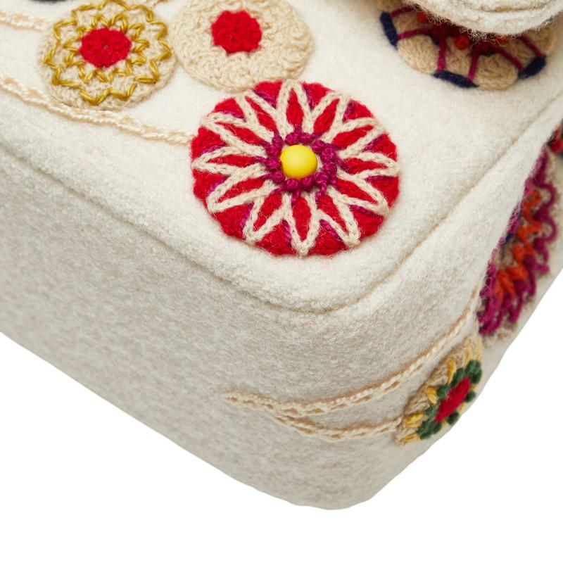 CHANEL（シャネル） マトラッセ ココマーク ダブルフラップ フラワー