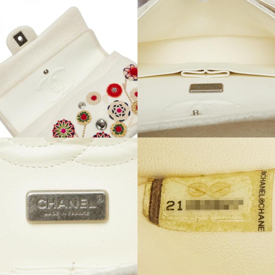 CHANEL（シャネル） マトラッセ ココマーク ダブルフラップ フラワー